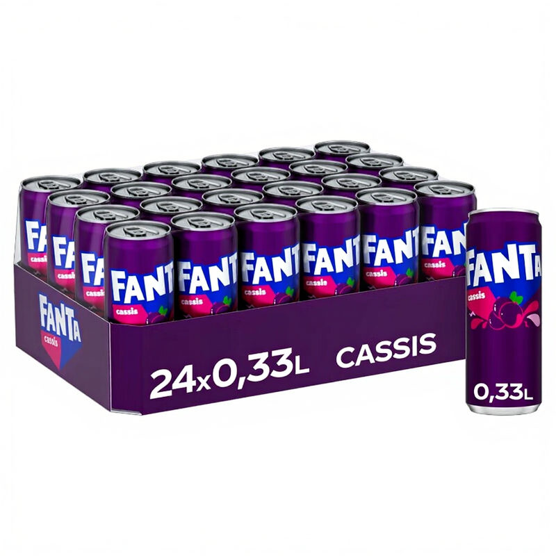 Fanta Schwarze Johannisbeere 24 × 0,33 L