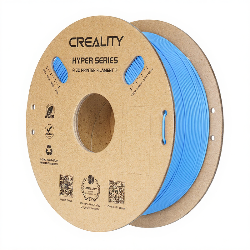Creality Hyper PLA Blauw 1 kg, Hoge snelheid 30-600 mm/s, Dimensienauwkeurigheid +/-0,02 mm, Compatibel met de meeste FDM 3D-printers, 1 kg (2,2 lbs) spoel