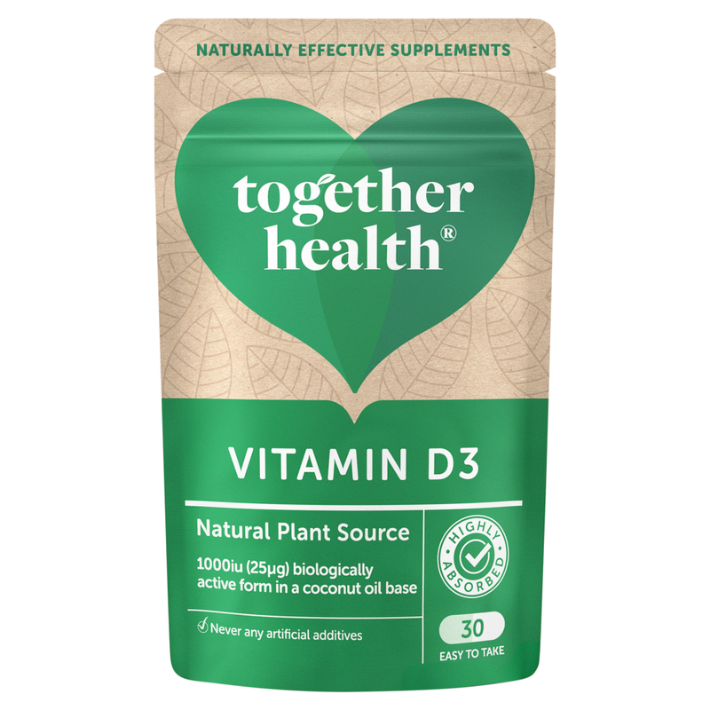 Vitamin D3 Capsules Natural Plant Source - 30 Capsules