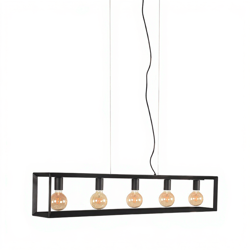 LABEL51 Tetto Hanglamp - Zwart, 120 x 20 x 141 cm