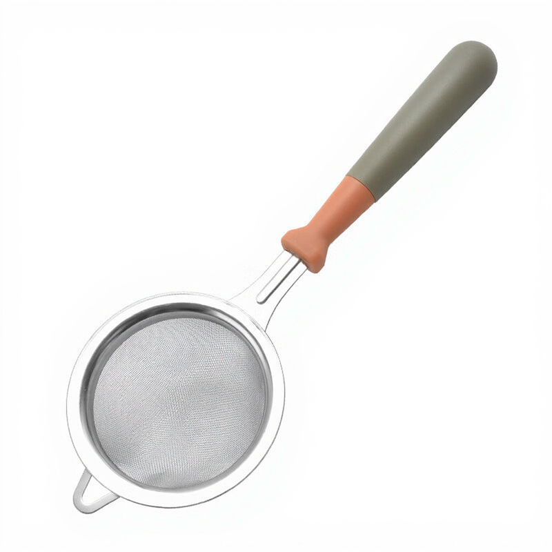 Edelstahlfiltersieb + Sojamilchlöffel + Saftfiltersieb – Küchenfilter, Orange