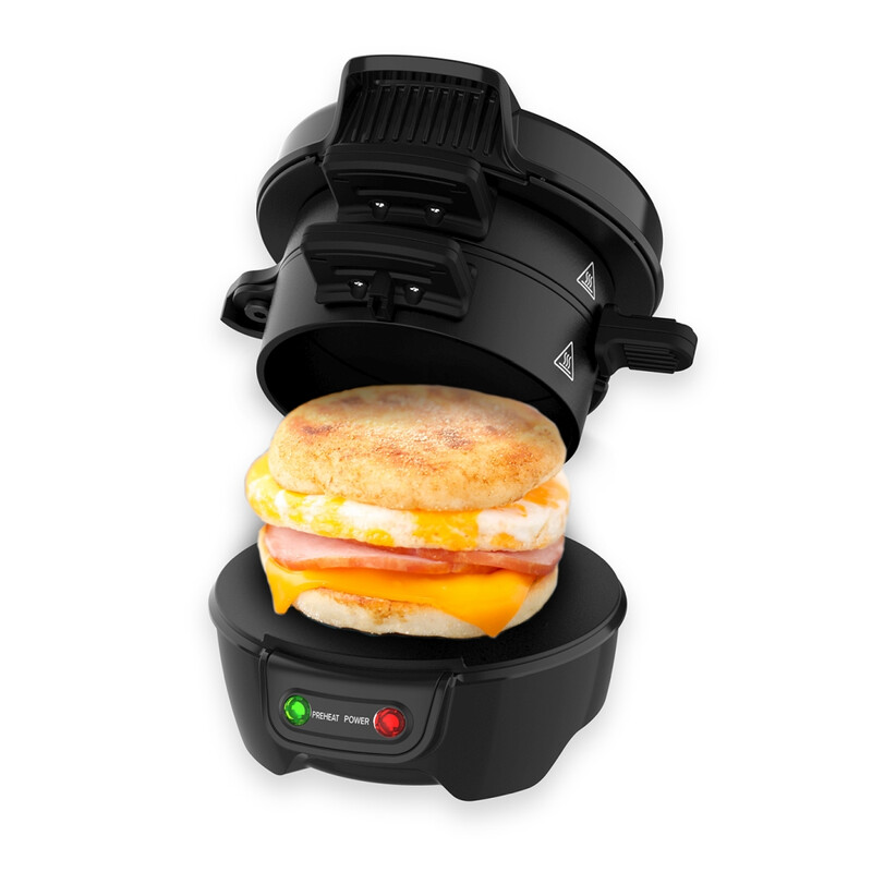 Breakfast Sandwich Maker - Multifunctional, Ready in 5 Minutes, Easy to Clean, Dishwa