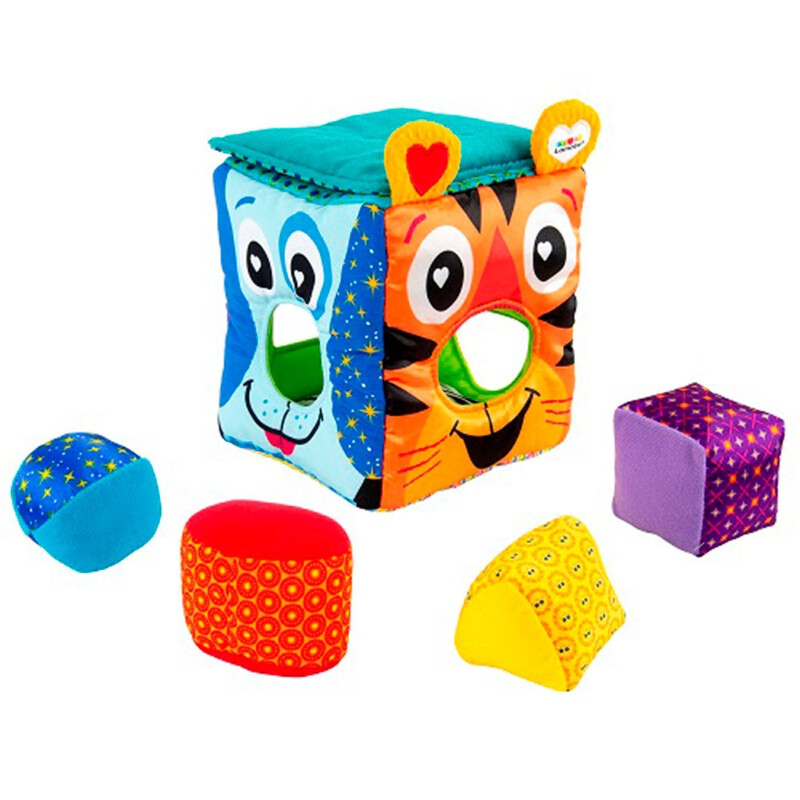 Animal Faces Fabric Shape Sorter