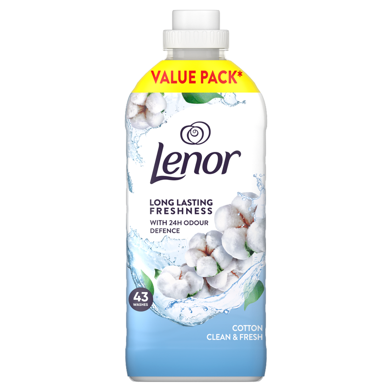 Fabric Conditioner 43 Washes, Cotton Clean & Fresh