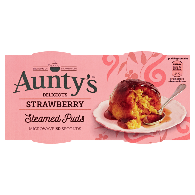 Aunty's Strawberry Pudding 95G