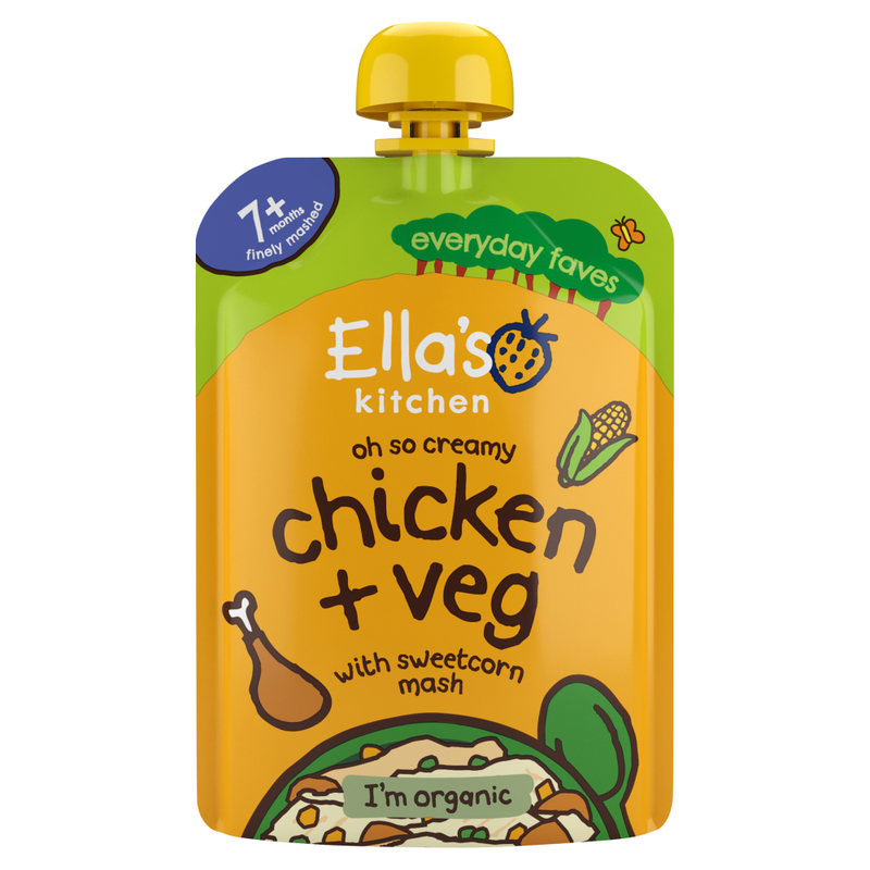 Ella’s Kitchen Chicken & Sweetcorn Mash 7+ Months 130g