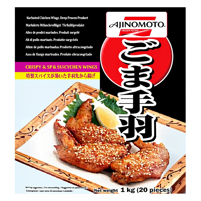 Ajinomoto Frittierte Knusprige & Würzige Hähnchenflügel 1kg