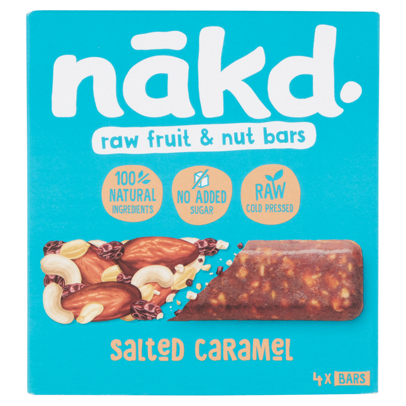 Nākd. Nakd Salted Caramel Multipack 4 X 35G