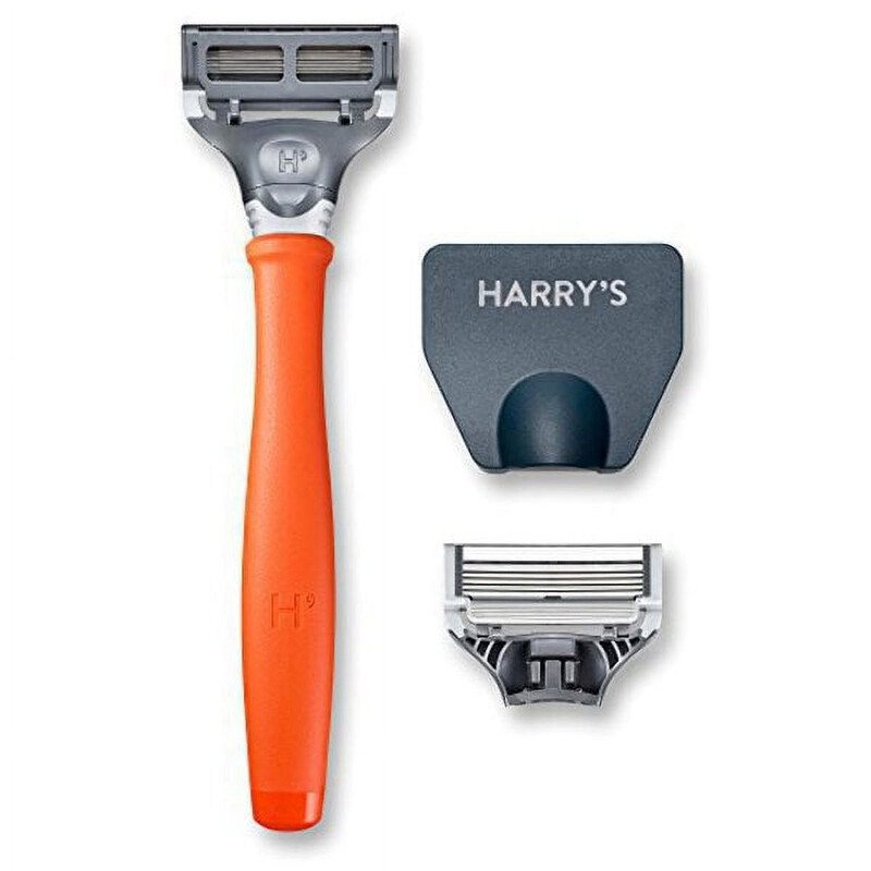 Men's Bright Orange Razor with 5 Blades