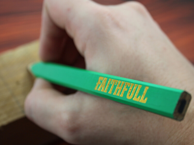 Faithful FSC Carpenters Pencils 10 Pack (Hard Graded Pencils)