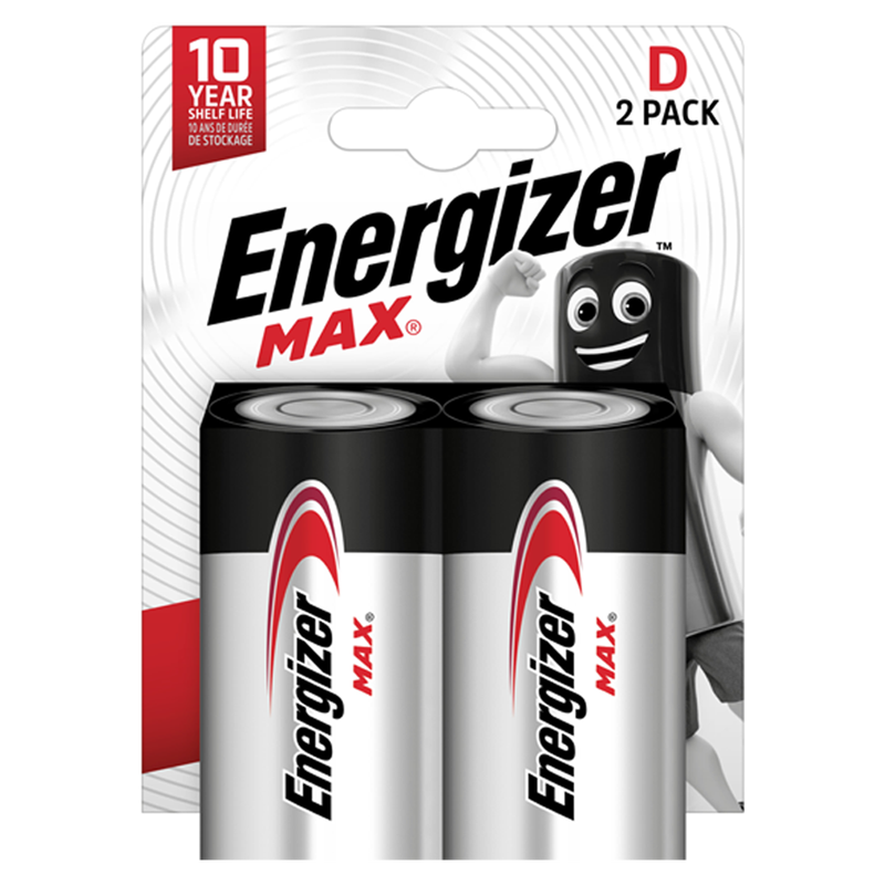 D Max Alkaline Batteries – Pack of 2