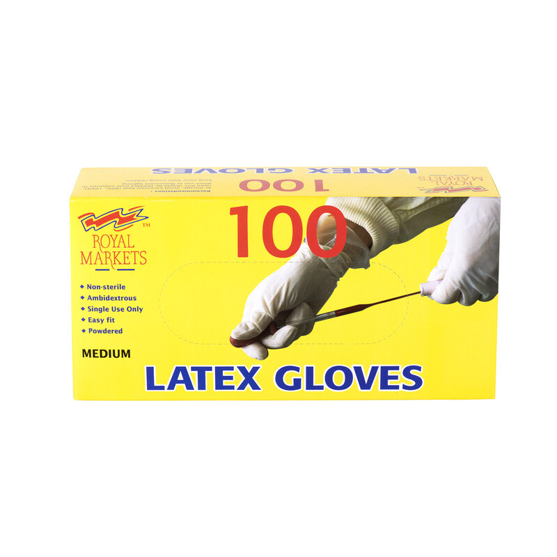 s Small Latex Gloves, pack of 100
