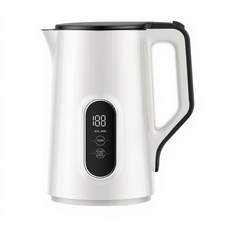 Midea 1.5L Stainless Steel Electric Kettle with 45-100°C Variable Temperature Control, 2200W Double-Wall Tea Kettle, Digital Temperature Display, BPA-Free & Multi-Safety Protection
