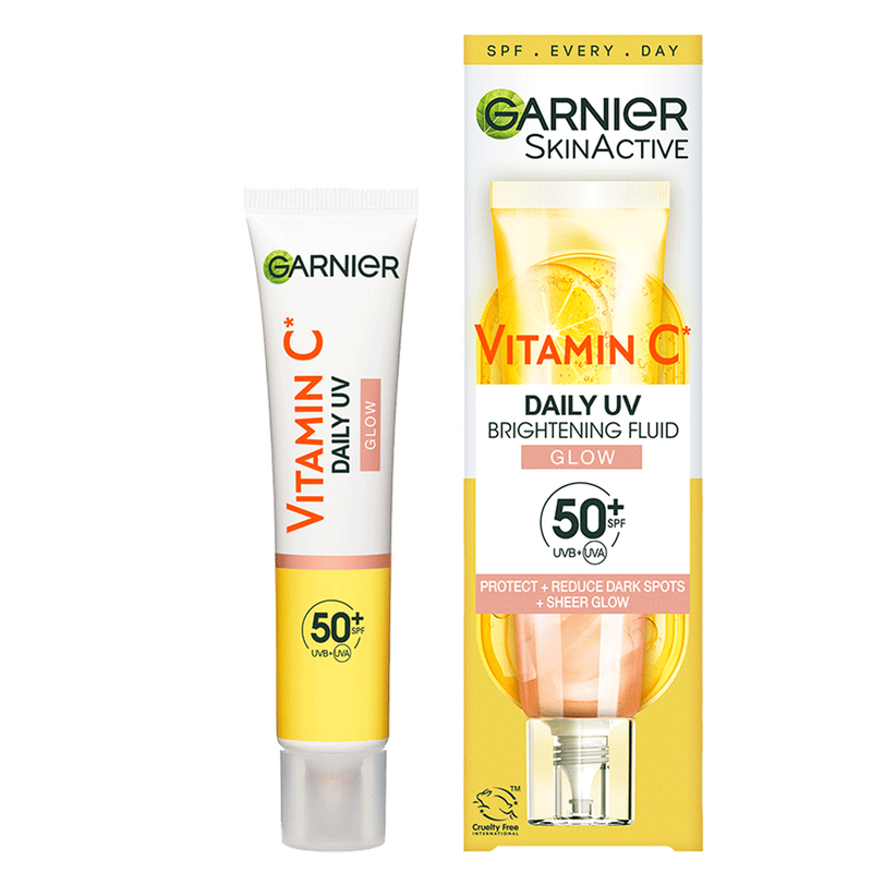 Vitamin C Daily UV Brightening Fluid Sheer Glow SPF50+, for All Skin Types, 40ml