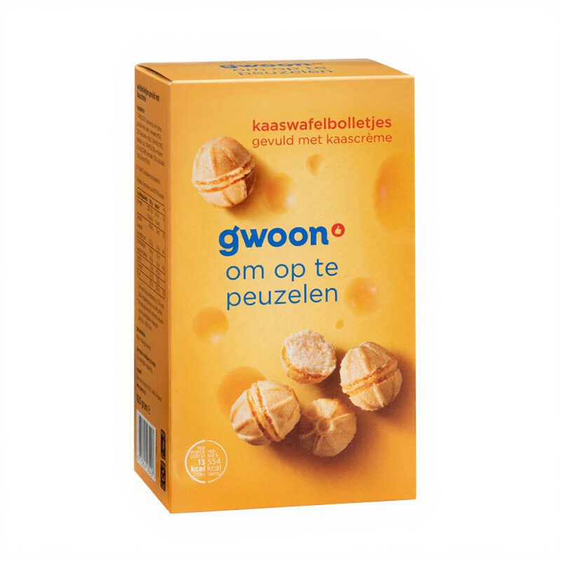 G'woon Kaas Wafelballen - 100 g