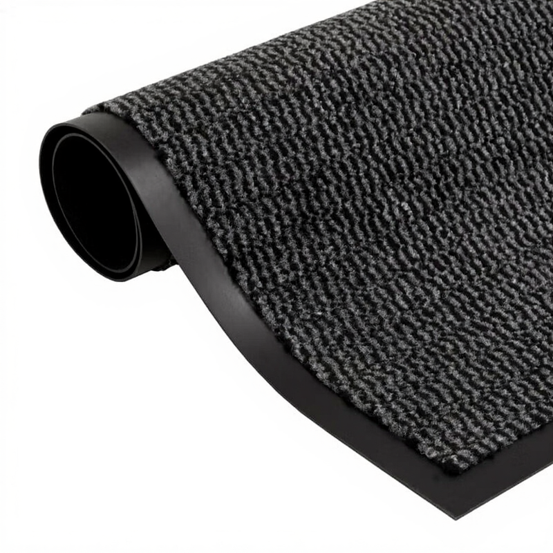 vidaXL Rechteckiger getufteter Fußabtreter 60 × 90 cm anthrazit