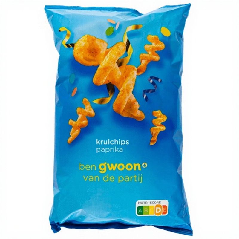G'woon Curly Chips Paprika - 150 g