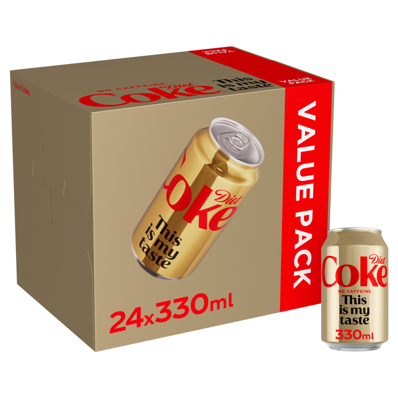 Diet Coke Caffeine Free Soft Drink Cans, 24 x 330 mL - Image 5