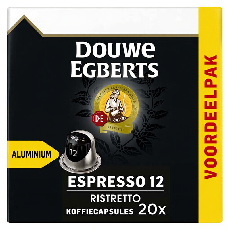 Douwe Egberts Espresso Ristretto Koffiecapsules - 20 pcs