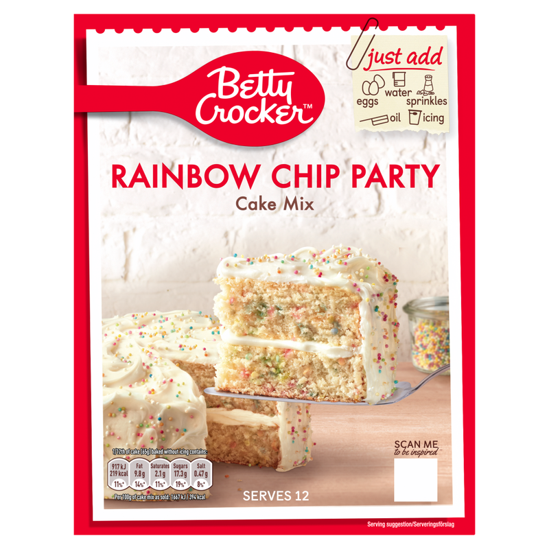 Rainbow Chip Cake Mix 425g
