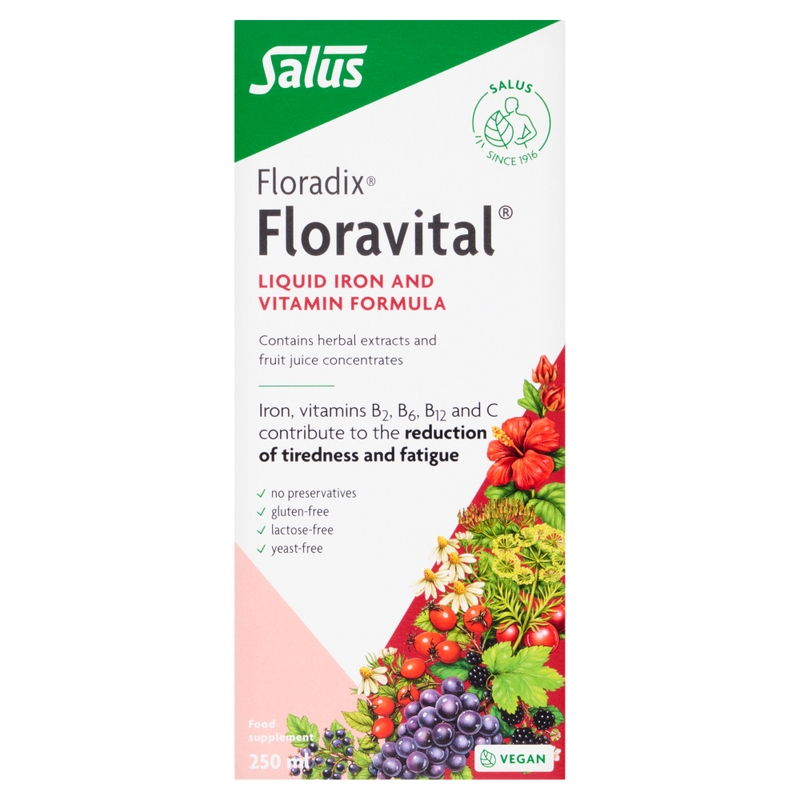 Floravital Liquid Iron and Vitamin Formula - 250 ml