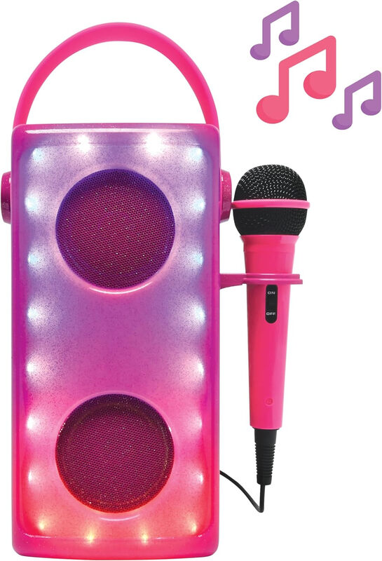 Luminous Wireless Speaker with Microphone - Pink