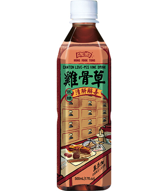 Hung Fook Tong Light 【Cooling】【Hydration】Hongfutang Love Pea Vine Drink 500Ml