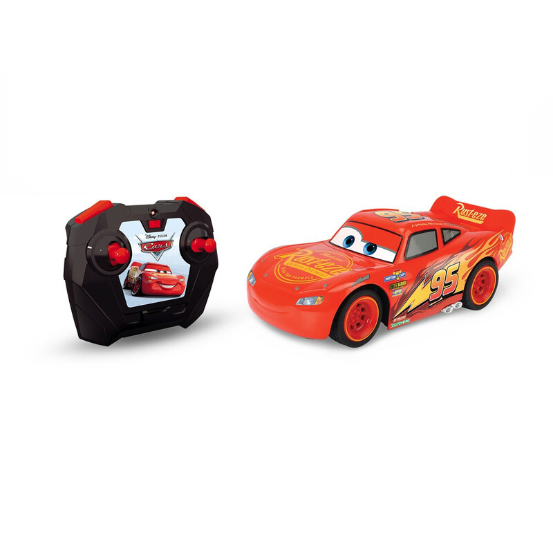 Jada Toys Cars 3 Turbo Racer Remote Control 1:24 Scale Lightning Mcqueen
