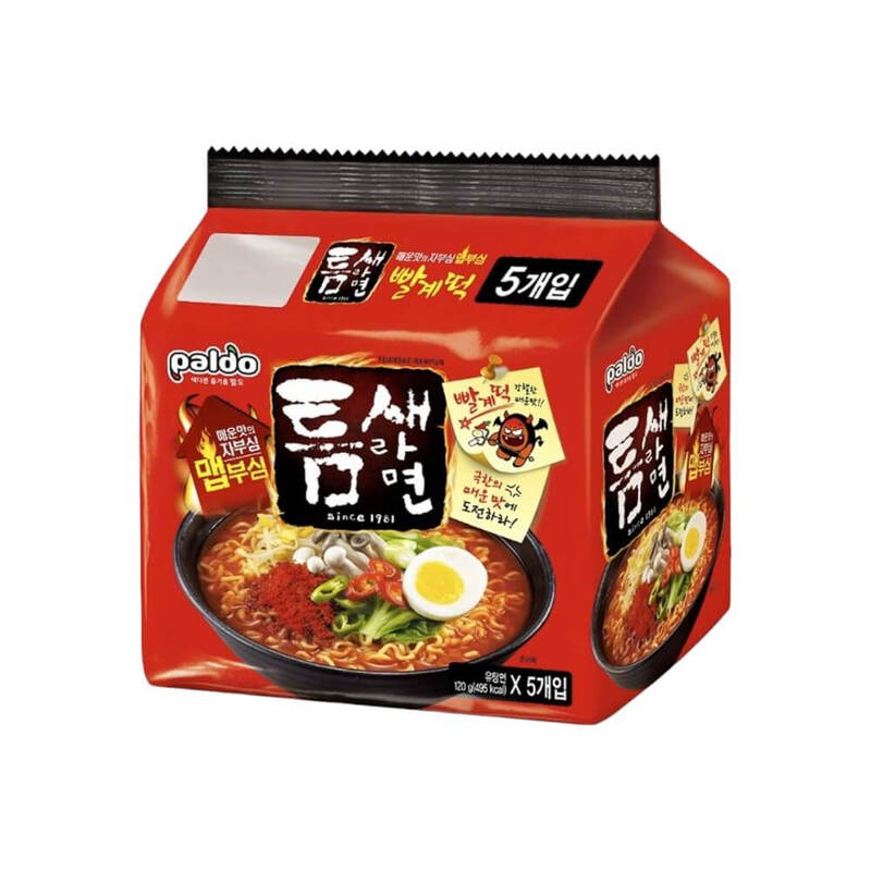 Teumsae Ramen 120g (5 pack) 八道极地麻辣汤面 120g (5 连包)