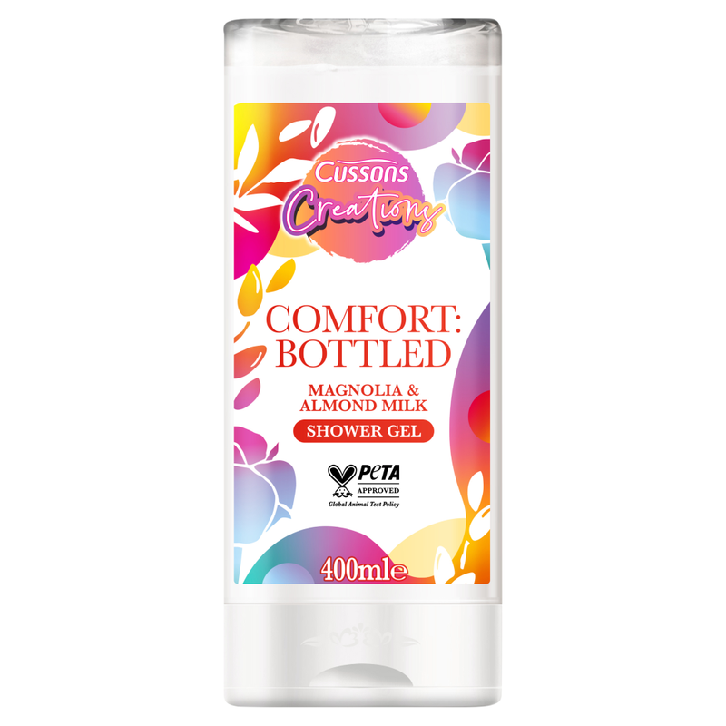 Creations Comfort Bottled Magnolia & Almond Milk Shower Gel 400ml