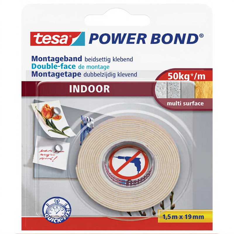 esa Montageband Indoor, 1,5mx19mm Blister