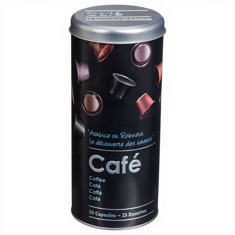 Schwarze Kaffeekapsel-Aufbewahrungsbox