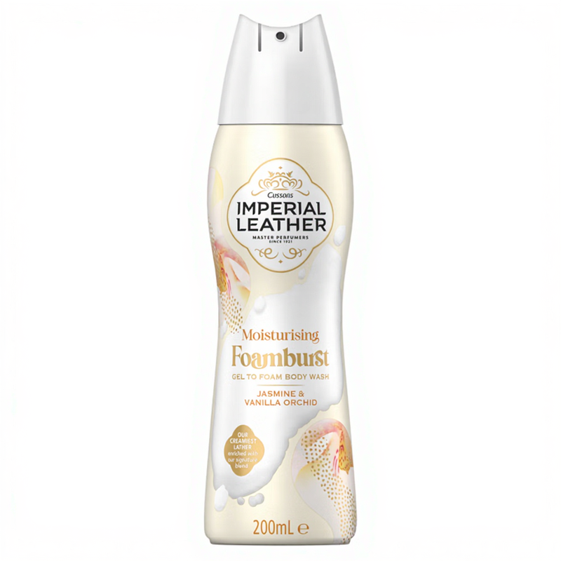 Moisturising Foamburst Gel to Foam Body Wash Jasmine & Vanilla Orchid 200 ml