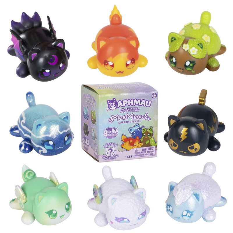 Mystery Meemeows Elemental Blind Box Figure Assortment