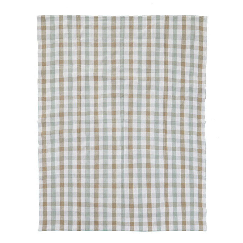 Tablecloth Thread & Loom Check Sage/Olive 140x180cm