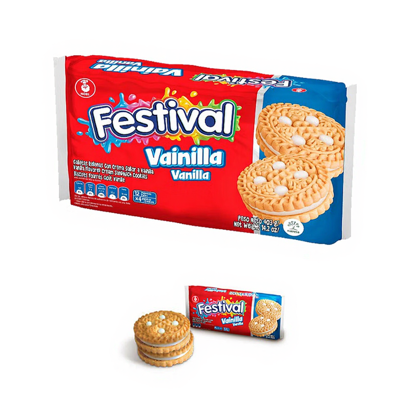 FESTIVAL Koekjes met Vanillesmaak 403 g