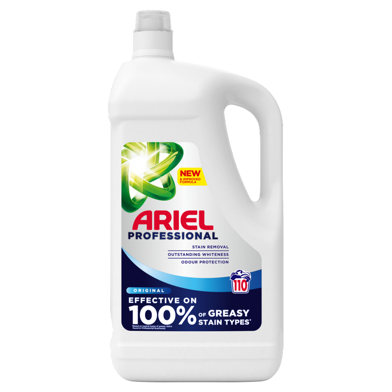 Professional Washing Liquid Laundry Detergent Original 110 Washes, 4.95l