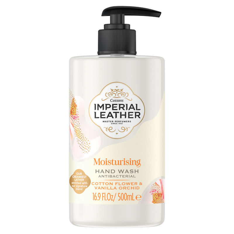 Moisturing Antibacterial Hand Wash Cotton Flower & Vanilla Orchid 500ml