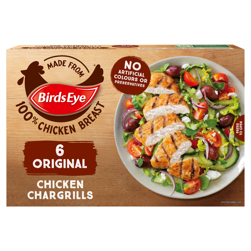 Birds Eye 6 Original Chicken Chargrills 510G