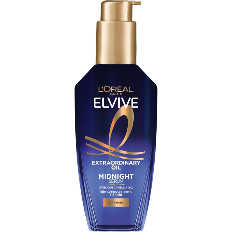 L'Oreal Paris Elvive Extraordinary Oil Midnight Serum Renourishing Hair Treatment 100