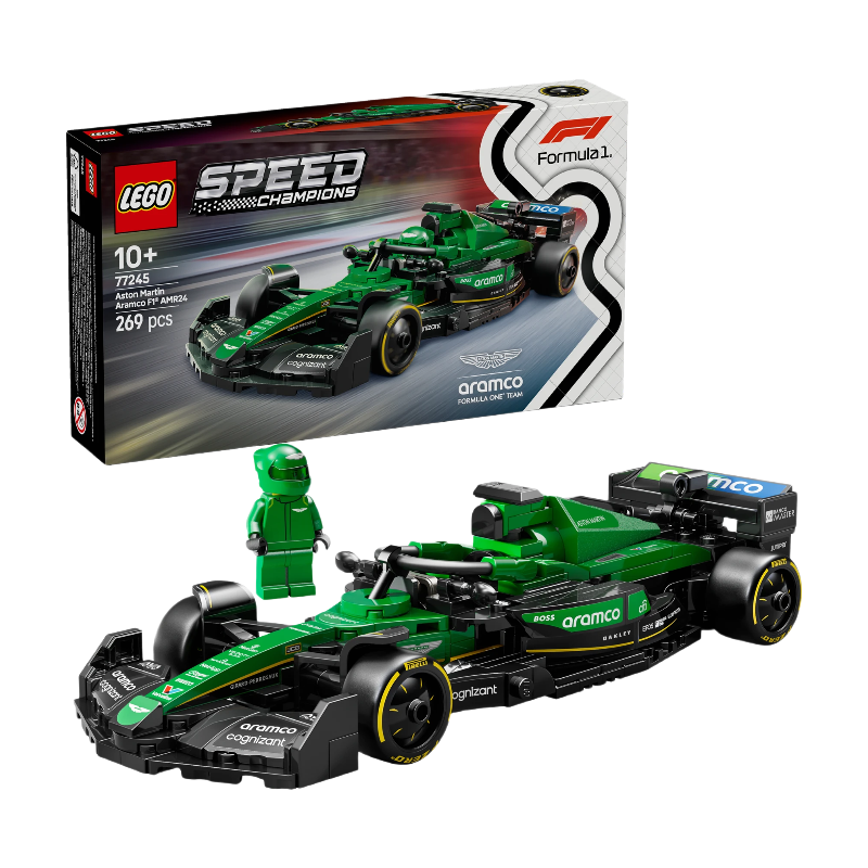 Speed Champions 77245 Aston Martin Aramco F1 AMR24 Race Car Set