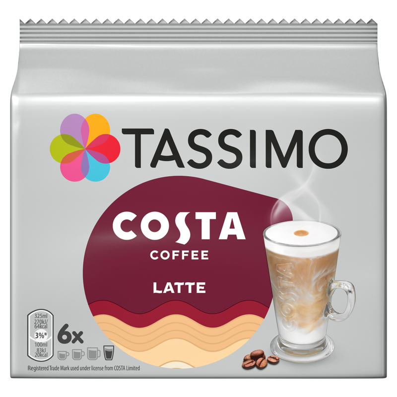 Costa Latte 12 Discs 167g