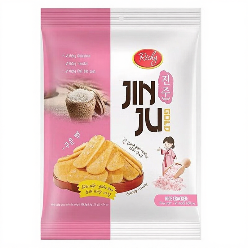 Richy Roze Zout Rijstcracker - 134.4 g