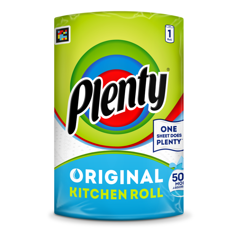 Plenty Original Kitchen Roll, 2-Ply, 1 Roll