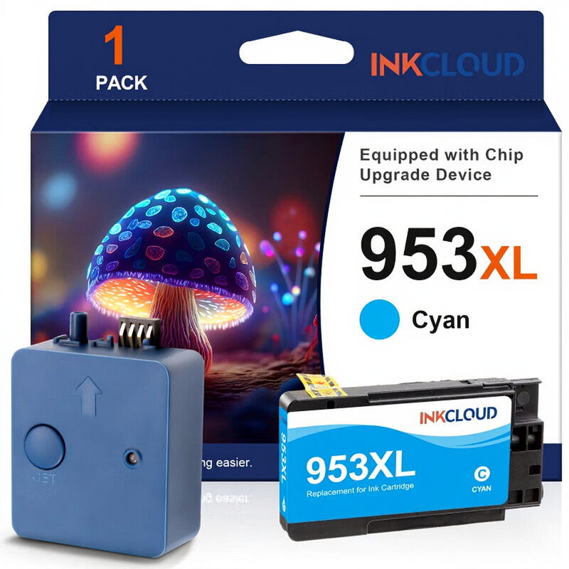 INKCLOUD 953XL Compatibele Inktcartridges voor HP 953 met geavanceerd chipsysteem voor Officejet Pro 7720、7730、7740、8210、8218、8710、8715、8718、8720、8725、8728、8730、8740 1 Magenta