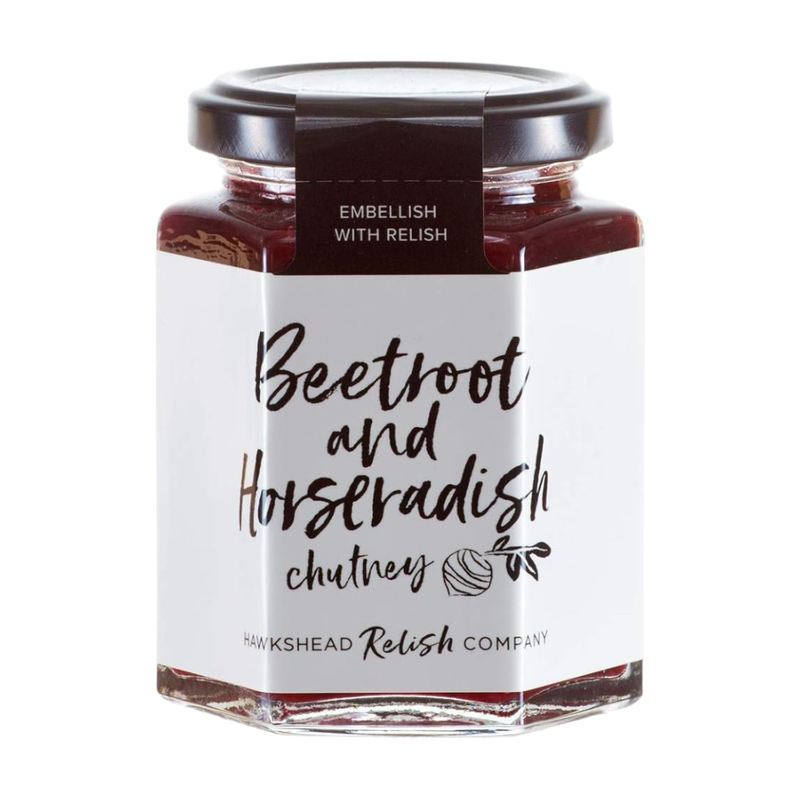 Hawkshead Relish Black Beetroot & Horseradish Chutney 205G