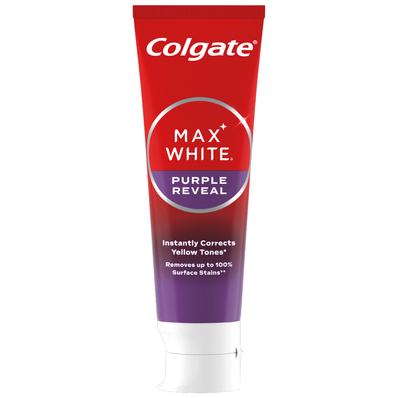 Max White Purple Reveal Instant Teeth Whitening Toothpaste 75ml