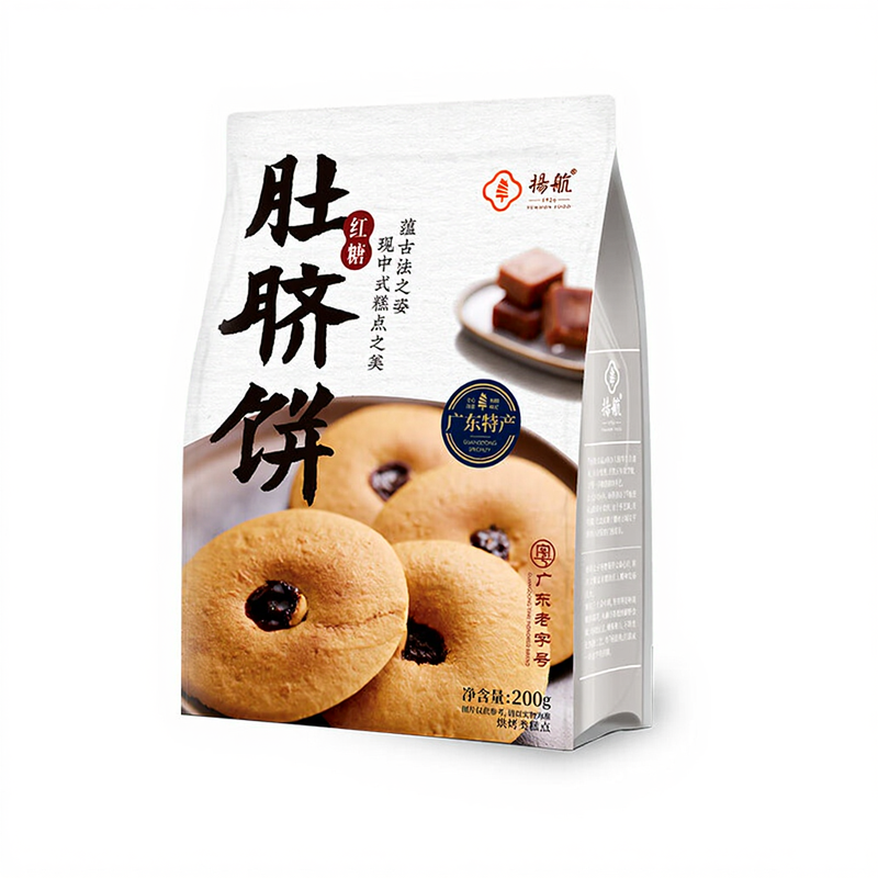 Yumhon Bauchnabel-Keks mit brauner Zuckerfüllung, 200 g