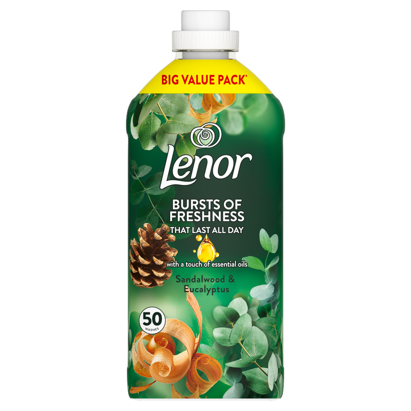 Fabric Conditioner 50 Washes, Sandalwood & Eucalyptus