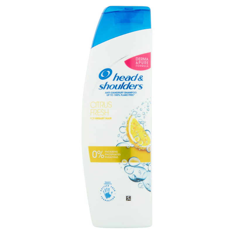 Head & Shoulders Citrus Fresh Anti Dandruff Shampoo for Greasy Hair 250ml